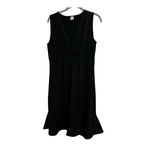 Old Navy Dresses & Skirts - Old Navy Y2K Black Midi Dress Size‎ L Perfect Fit Casual Summer Vacation Travel